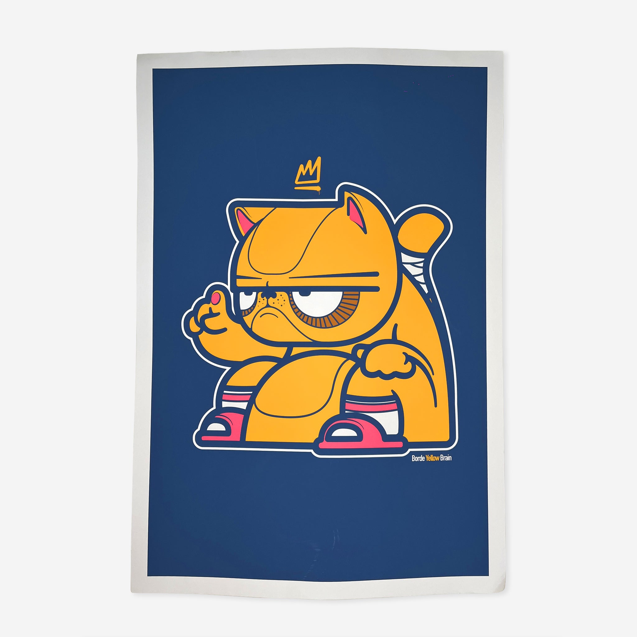 Basic Orange Meeh Print